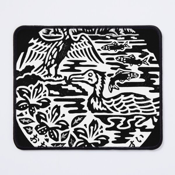 Item preview, Waterbird on manhole in Japan - White inverted designed and sold by mattraski.