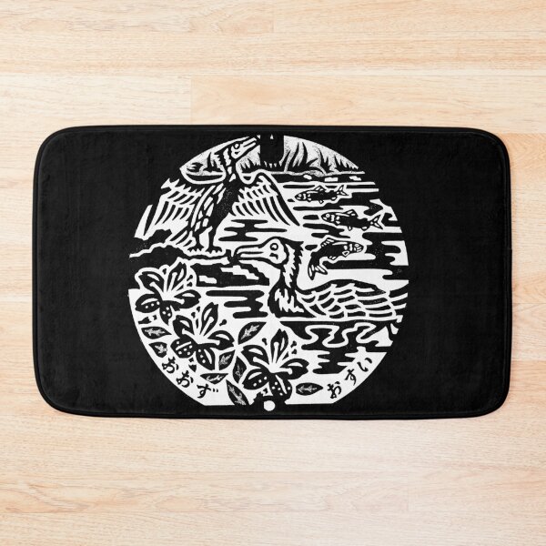 Item preview, Waterbird on manhole in Japan - White inverted  designed and sold by mattraski.