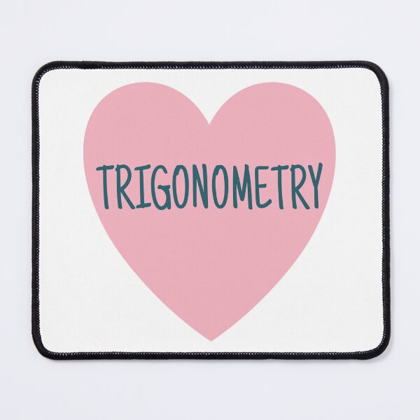 Item preview, Love Trigonometry (Math) heart designed and sold by Think4Prints.