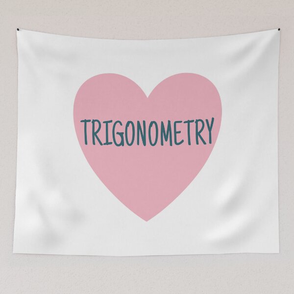 Item preview, Love Trigonometry (Math) heart designed and sold by Think4Prints.