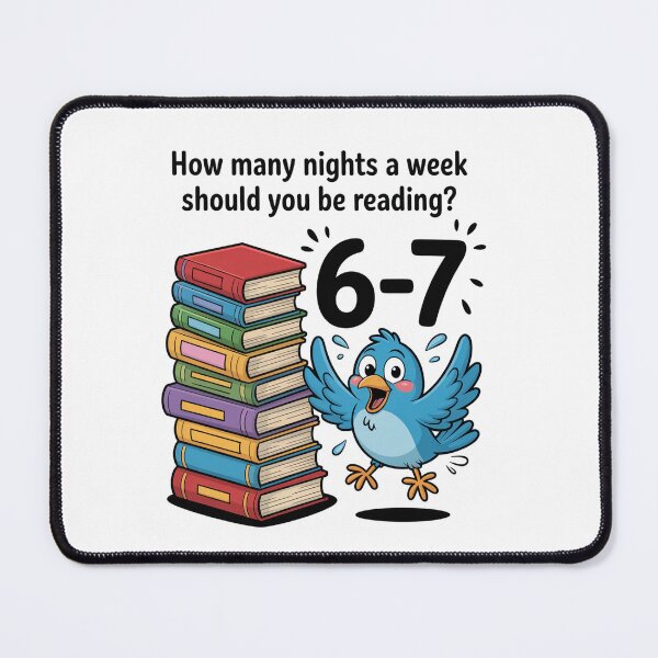Item preview, Teacher 67 How Many Nights A Week Should You Be Reading 6-7  designed and sold by MeowtivationP.