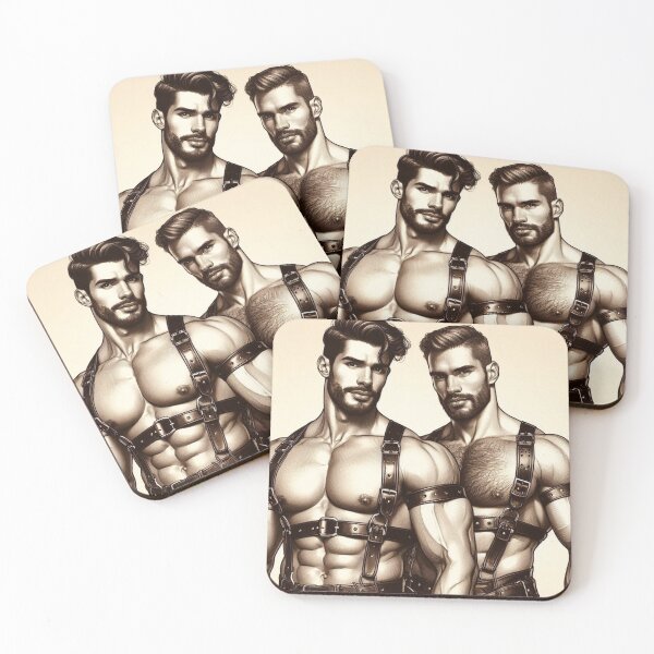 Item preview, Gay Leather Bar Pride Leather Lovers Berlin Pride Graphic Design designed and sold by ItsAKinkThing.