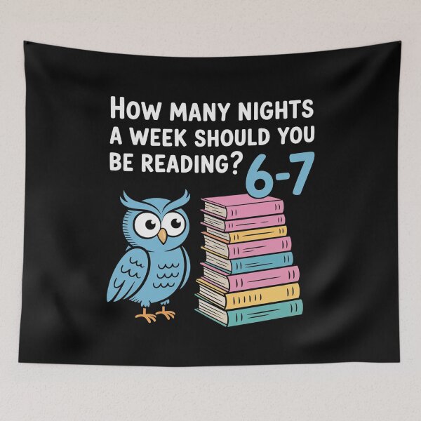 Item preview, Teacher 67 How Many Nights A Week Should You Be Reading 6-7 designed and sold by MeowtivationP.