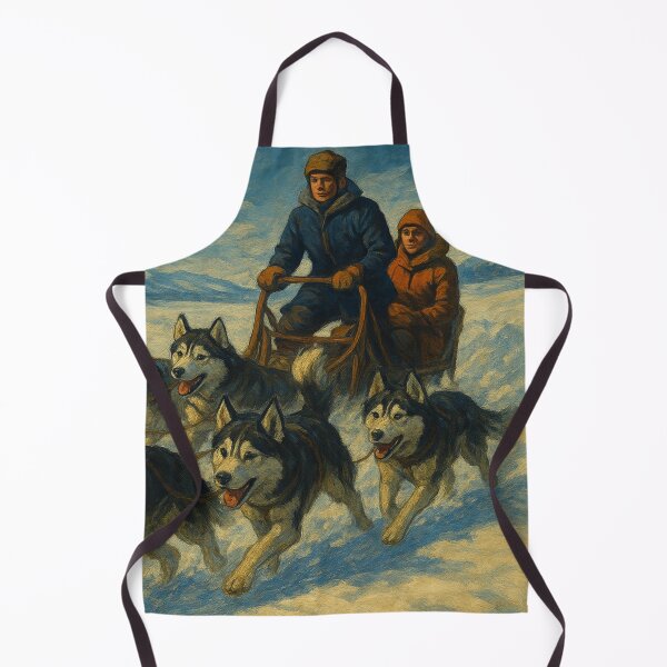 Item preview, Sled dogs in the snow designed and sold by Sigtrix.