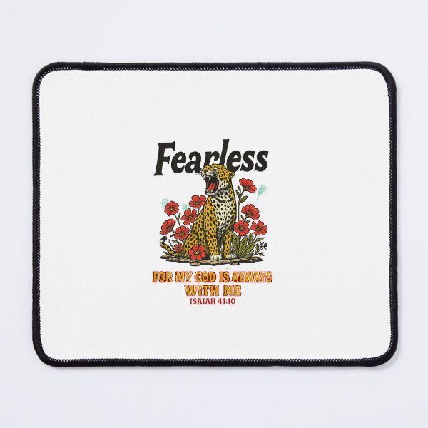 Item preview, Religious Leopard Art – For My God Is Always With Me Fearless Classic T-Shirt designed and sold by inkfluenceart.