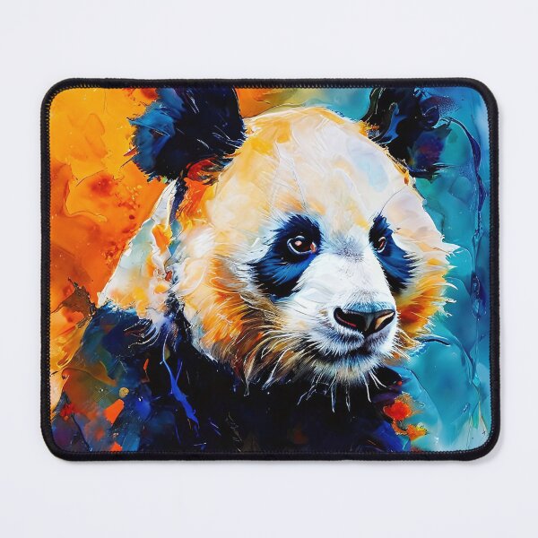 Item preview, Panda depicted in vibrant watercolor colors designed and sold by Mianku | Für das Leben.