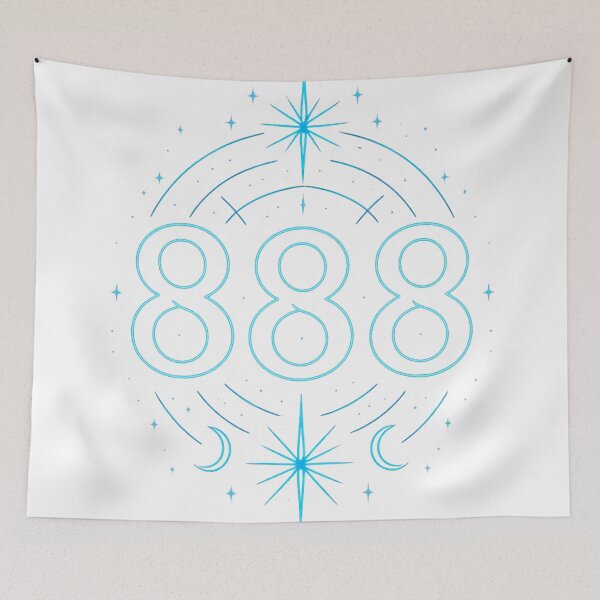 Item preview, Angel Number 888 Neon Manifestation Glow designed and sold by HiteshArt111.