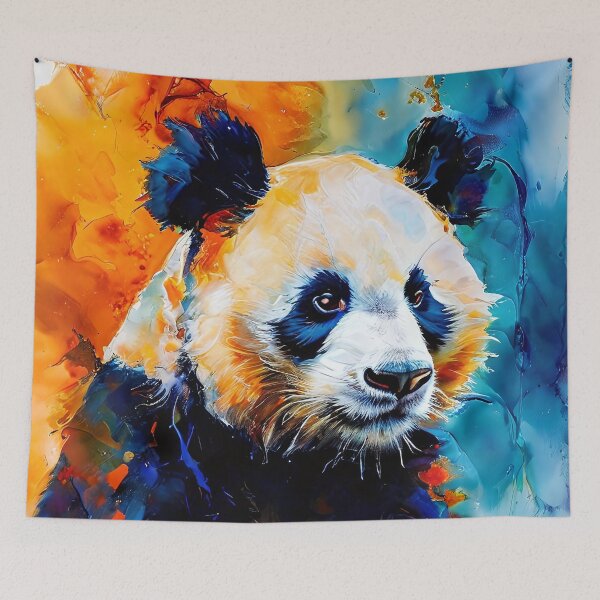 Item preview, Panda depicted in vibrant watercolor colors designed and sold by Mianku | Für das Leben.