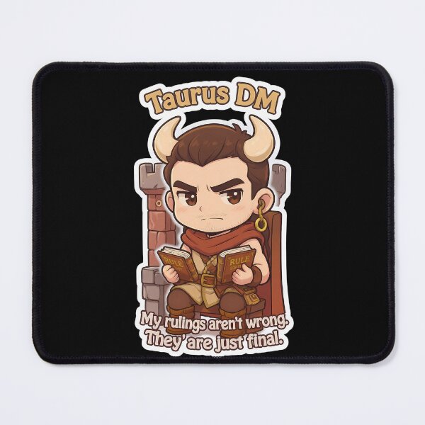 Item preview, Taurus DM Sticker – Funny DnD Zodiac Dungeon Master Design Men designed and sold by RpgTools.