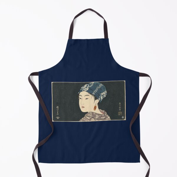 Item preview, The Young Lady with the Indigo Tenugui designed and sold by Dangomaru.