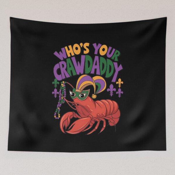 Item preview, Whos Your Crawdaddy Crawfish Beads Funny Mardi designed and sold by visionnen.