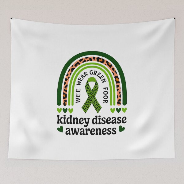 Item preview, We Wear Green For Kidney Disease Awareness Month designed and sold by TijanaARTSt88.