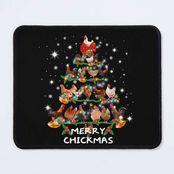 Item preview, Funny Chickens Christmas Tree Tee Ornament designed and sold by bnrvwpgklkq69.