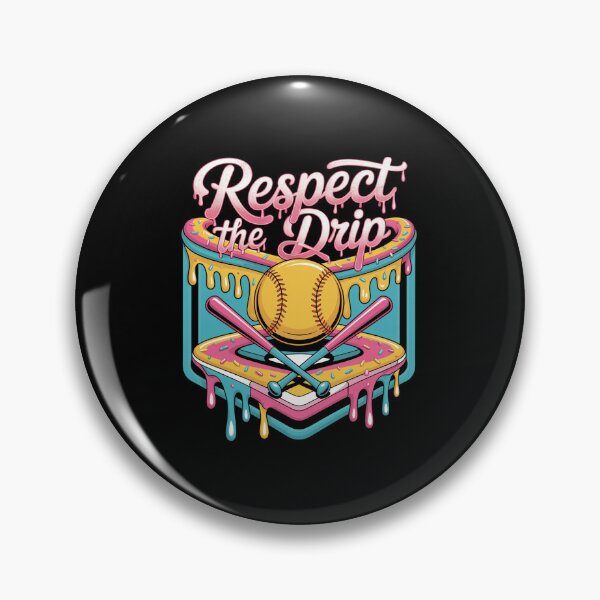 Item preview, Softball Ice Cream Drip designed and sold by HeinzanoWeno.