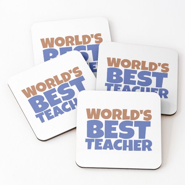 Item preview, World's best Teacher designed and sold by Think4Prints.