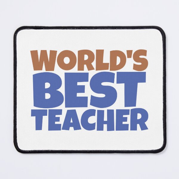 Item preview, World's best Teacher designed and sold by Think4Prints.