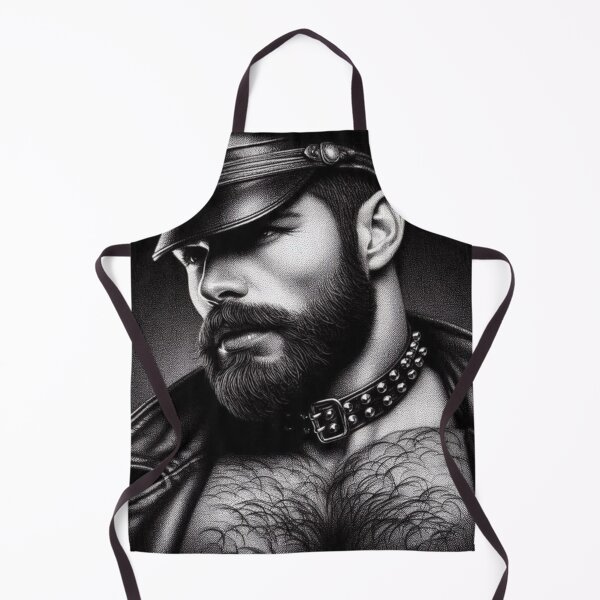 Item preview, Pointillism Gay Pride Berlin Lusty Leather Daddy Leder Pride Graphic Design designed and sold by ItsAKinkThing.