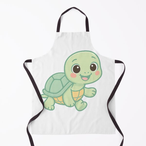 Item preview, Cute Happy Turtle Cartoon – Adorable Kawaii Animal designed and sold by the-dovlat.
