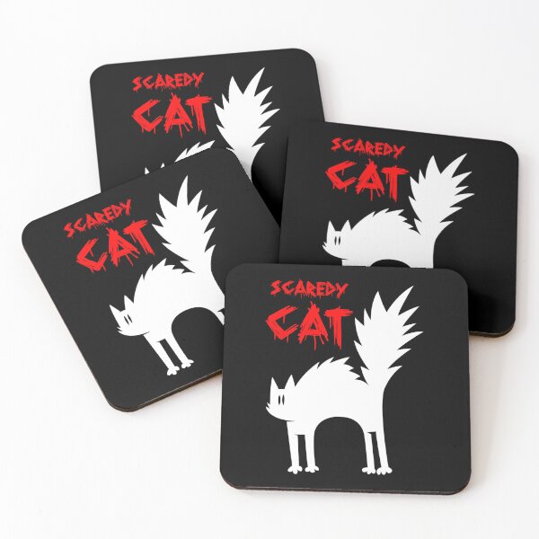 Item preview, Scaredy Cat – Funny Spooky Black Cat Halloween Design designed and sold by NNAANN.