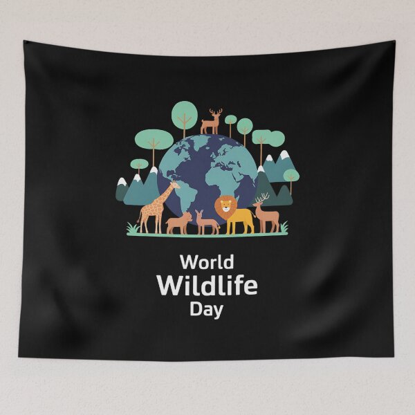 Item preview, The World Wildlife Day Save Planet designed and sold by LKappa3Faber.