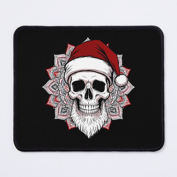 Item preview, Santa Skeleton Skull Portrait | Funny Dark Christmas Vector designed and sold by ColorSplash123.