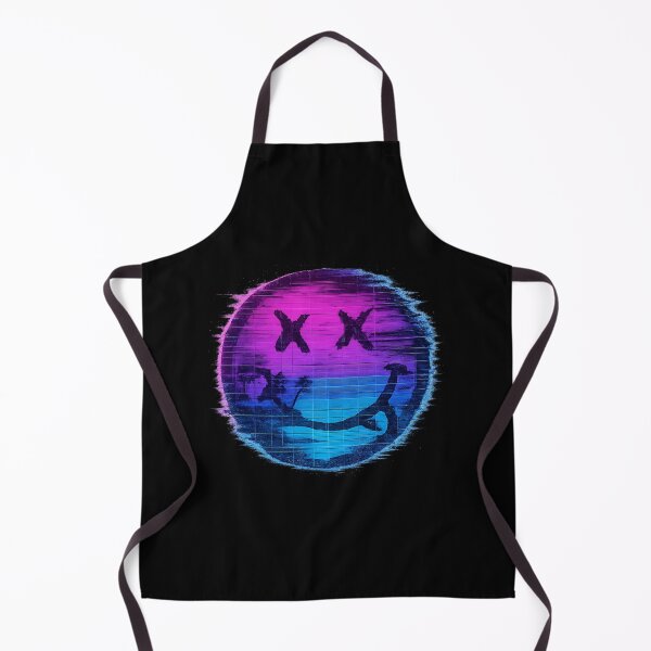 Item preview, Retro Vaporwave Nirvana Smiley – Neon Sunset Grunge Art designed and sold by AddictiveDesign.