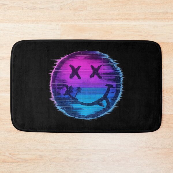 Item preview, Retro Vaporwave Nirvana Smiley – Neon Sunset Grunge Art designed and sold by AddictiveDesign.