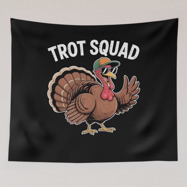 Item preview, Thanksgiving Running Turkey Trot Squad designed and sold by MeowtivationP.