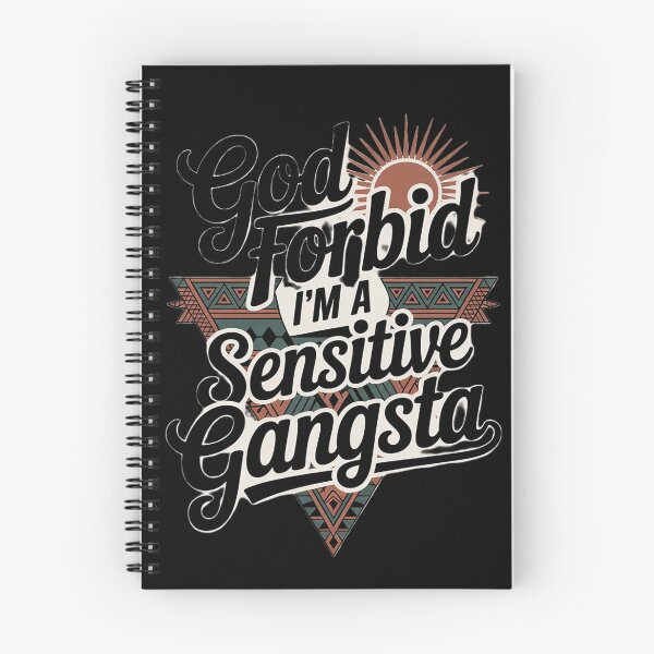 Item preview, Funny God Forbid I'm A Sensitive Gangsta Cute Cozy  designed and sold by RuthGAArt.