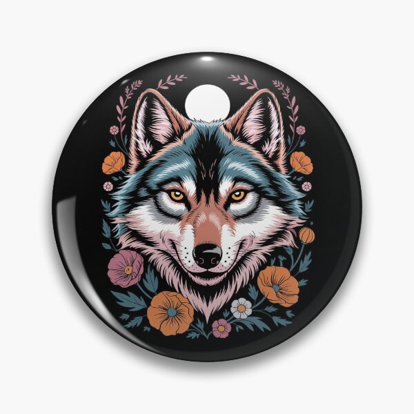 Item preview, Celtic Mythology Fenrir Wolf Floral Viking Wolf of Odin  designed and sold by RoyTill0Art.