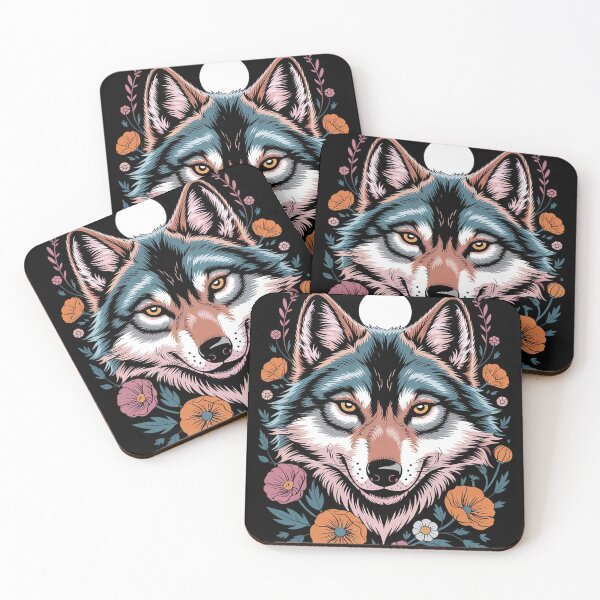 Item preview, Celtic Mythology Fenrir Wolf Floral Viking Wolf of Odin  designed and sold by RoyTill0Art.