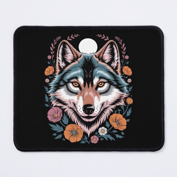 Item preview, Celtic Mythology Fenrir Wolf Floral Viking Wolf of Odin designed and sold by RoyTill0Art.
