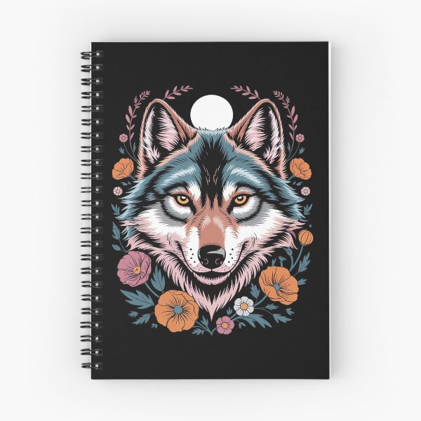 Item preview, Celtic Mythology Fenrir Wolf Floral Viking Wolf of Odin  designed and sold by RoyTill0Art.