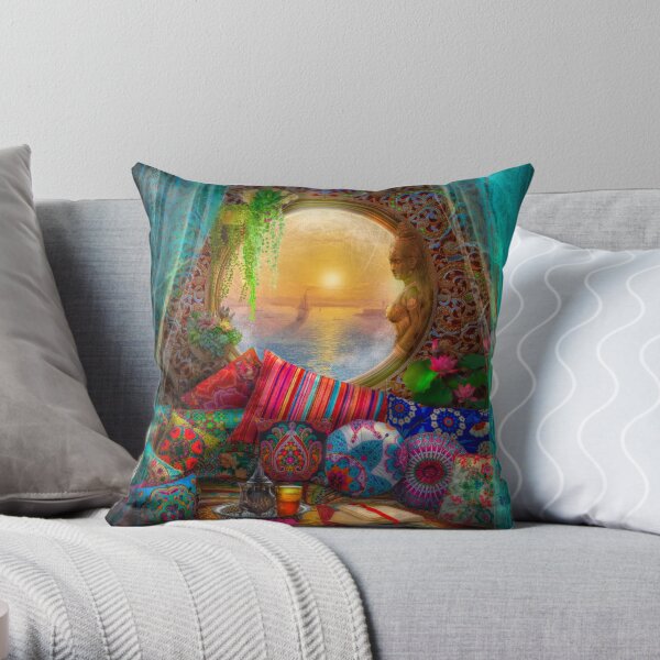 Oasis Throw Pillow