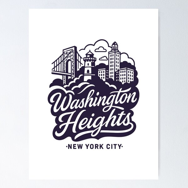 Item preview, Washington Heights Manhattan New York designed and sold by Boogosh.