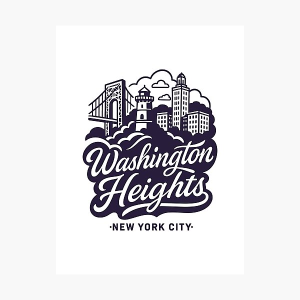 Item preview, Washington Heights Manhattan New York designed and sold by Boogosh.