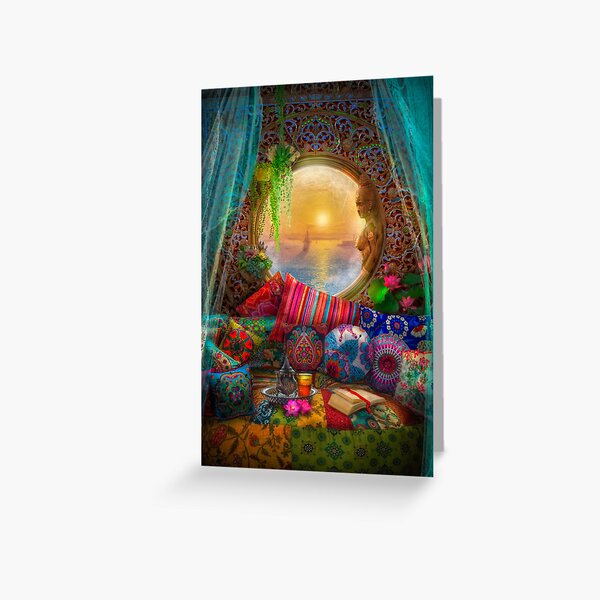 Oasis Greeting Card