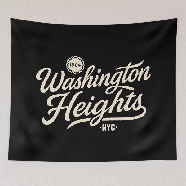 Item preview, Washington Heights Manhattan Lettering designed and sold by Boogosh.