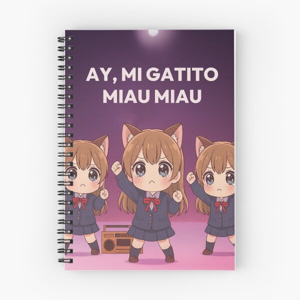 Item preview, AY, MI GATITO MIAU MIAU - Cute Kawaii Cat Meme Dance Illustration designed and sold by Mog Mog Eatalot – Tokyo x A’dam Mashup.