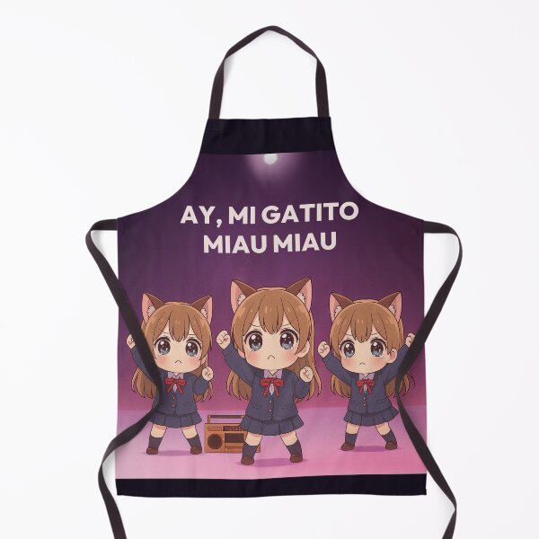 Item preview, AY, MI GATITO MIAU MIAU - Cute Kawaii Cat Meme Dance Illustration designed and sold by Mog Mog Eatalot – Tokyo x A’dam Mashup.