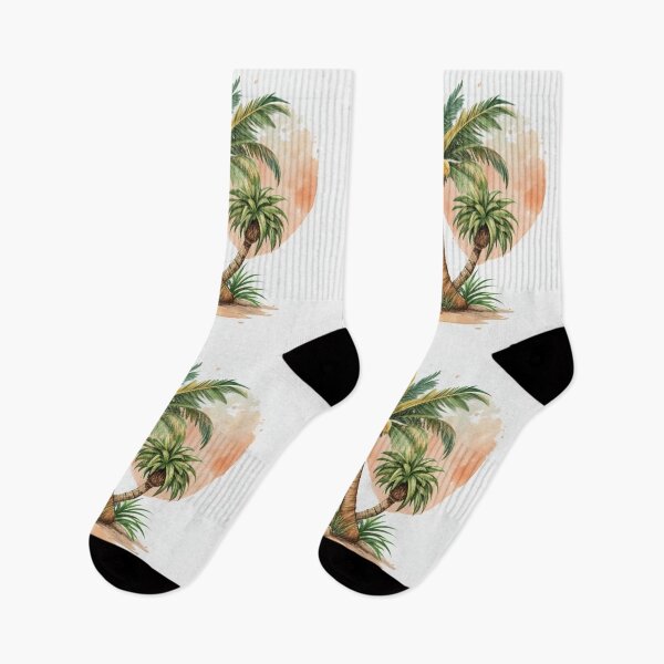 Item preview, Tropical Palm Trees at Sunset designed and sold by MoxisWatercolor.