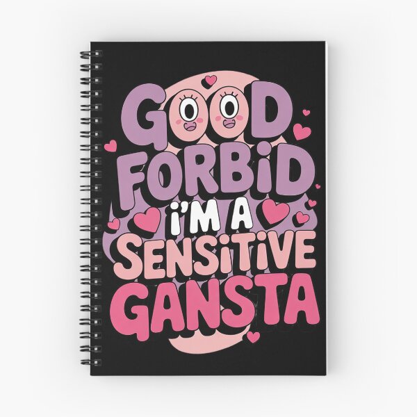 Item preview, Funny God Forbid I'm A Sensitive Gangsta Cute Cozy10  designed and sold by RuthGAArt.