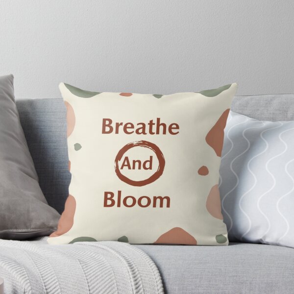 Item preview, Breathe and Bloom – Calm Minimalist Botanical Affirmation Art designed and sold by TroyTheTerrific.