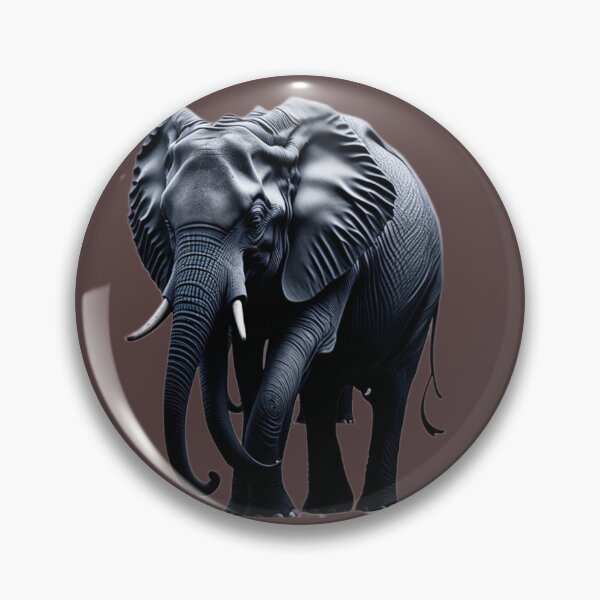 Item preview, Monochrome Elephant of Quiet Strength designed and sold by 10-18.