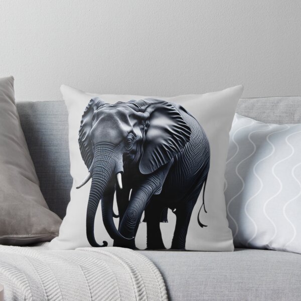 Item preview, Monochrome Elephant of Quiet Strength designed and sold by 10-18.