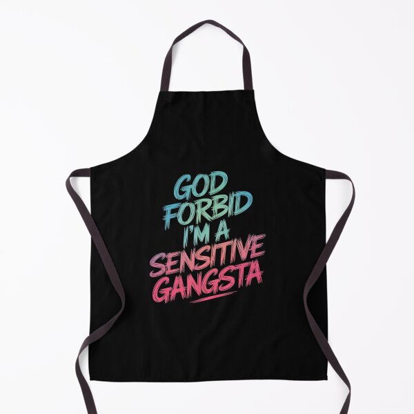 Item preview, Funny God Forbid I'm A Sensitive Gangsta Cute Cozy12  designed and sold by RuthGAArt.