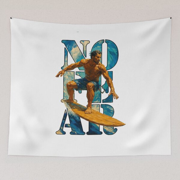 Item preview, Surfing – No Fear Wave Rider Design designed and sold by denip.