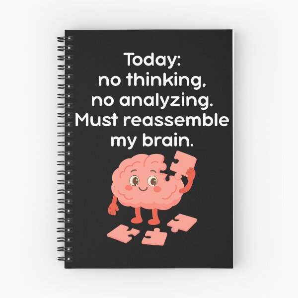 Item preview, Funny Brain Puzzle t shirt - Today I Don't Analyze designed and sold by JustFunnyStuff.