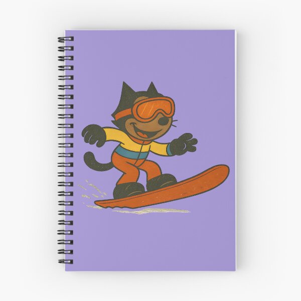Item preview, FELIX CAT ON THE SLOPE ALL TANNED WITH A SNOWBOARD designed and sold by infinitearte.