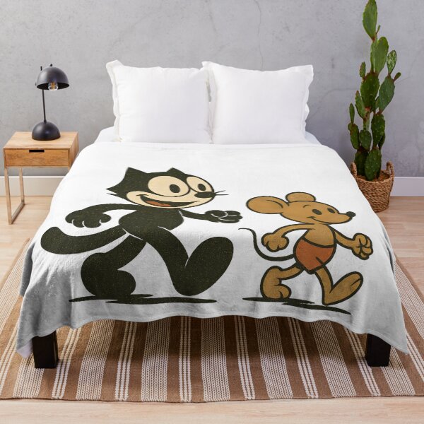 Item preview, FELIX CAT WITH HIS FRIEND MOUSE VINTAGE ILLUSTRATION designed and sold by infinitearte.